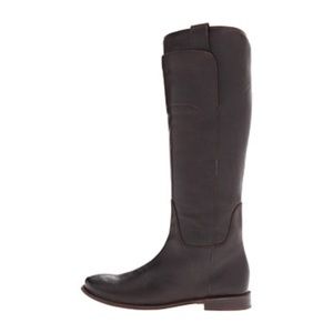 SALE: FRYE Dark Brown Paige Leather Boots 7.5